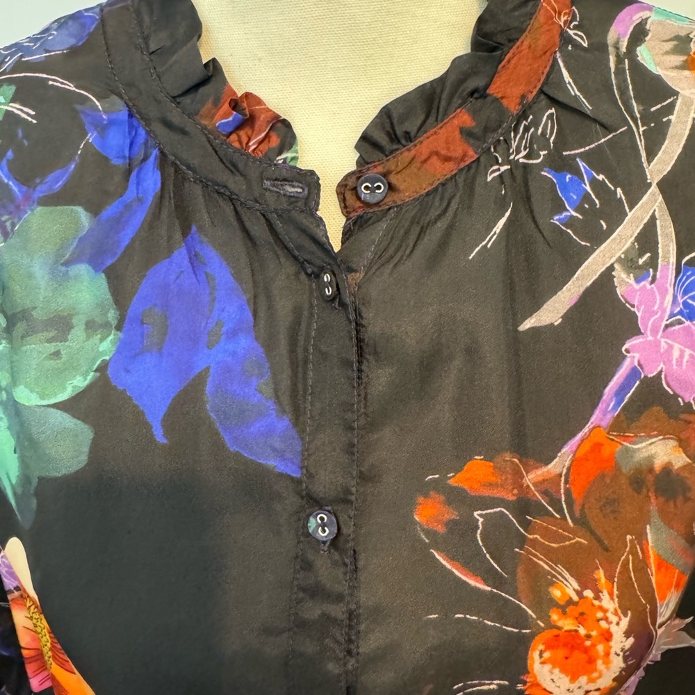Johnny Was Jolene Ruffle Blouse - Picture 4 of 7